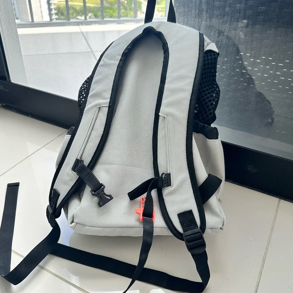 Pet Carrier Gray Backpack